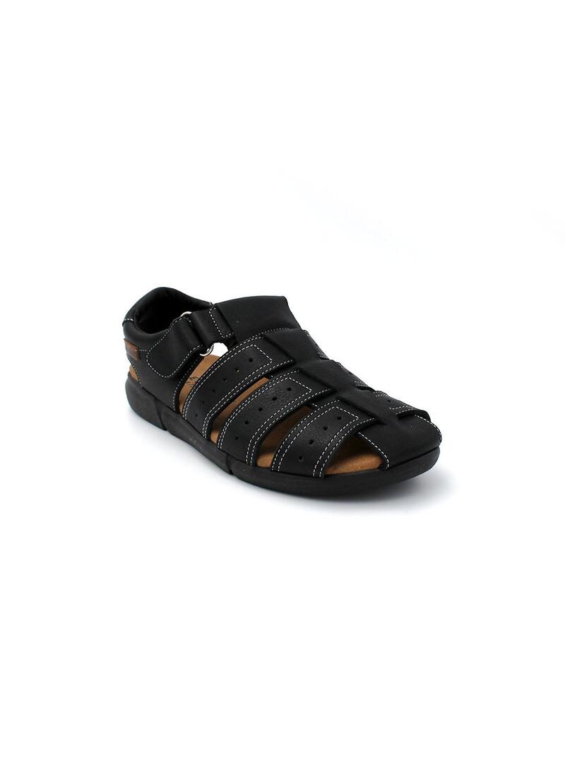 Sandalias BAERCHI 7231 Negra Hombre.