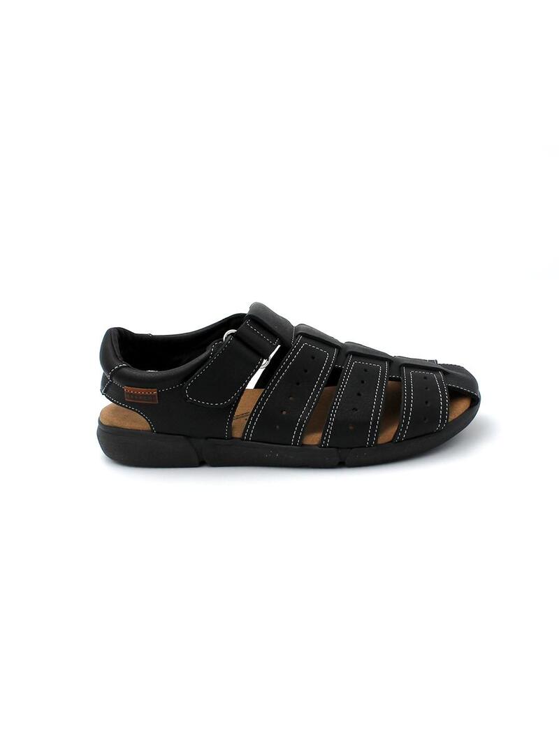 Sandalias BAERCHI 7231 Negra Hombre.