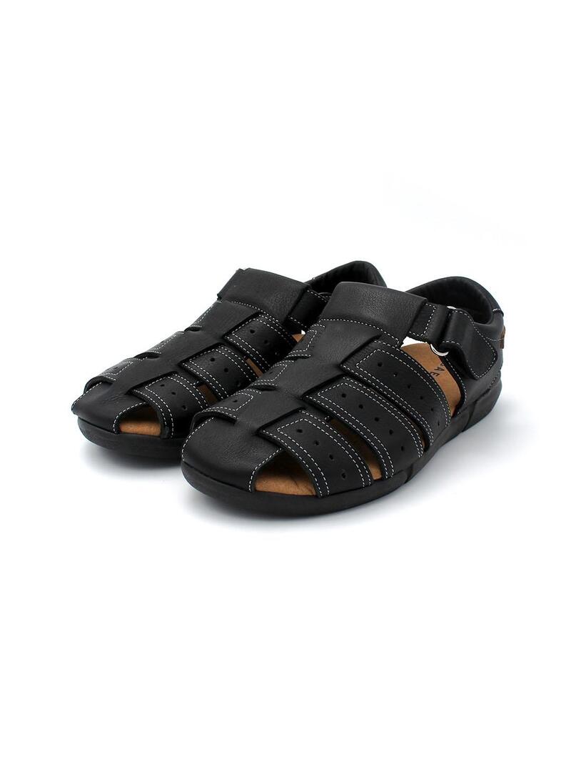 Sandalias BAERCHI 7231 Negra Hombre.