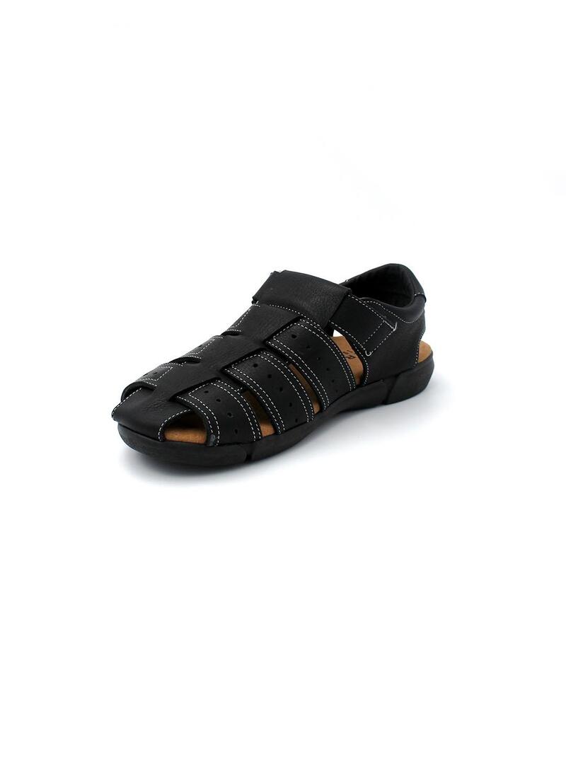 Sandalias BAERCHI 7231 Negra Hombre.