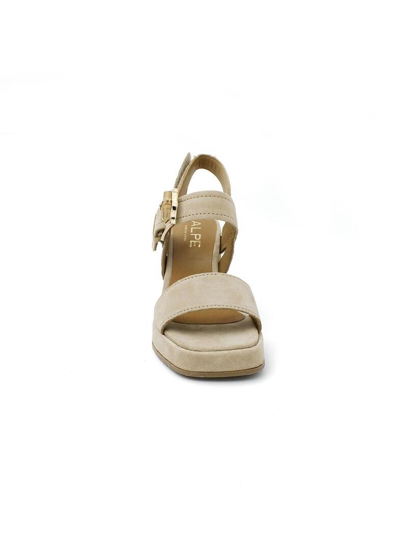 Sandalias ALPE 5124 Arena Mujer.