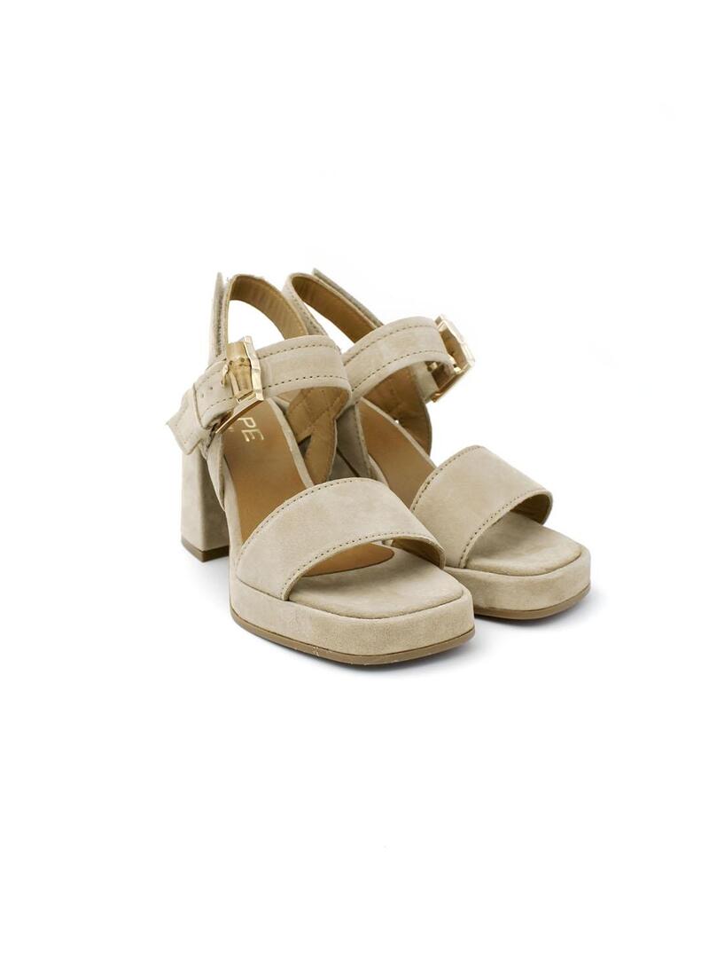 Sandalias ALPE 5124 Arena Mujer.