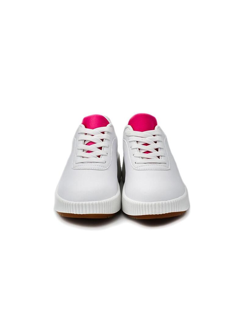 Deportivas PEPE MOLL241802 Blanco/Fucsia Mujer.