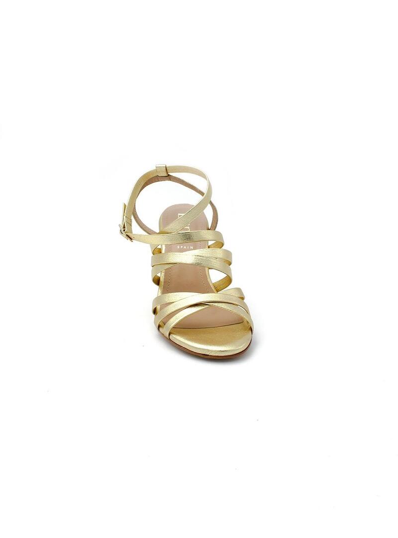 Sandalias DANSI 6641 Platino Mujer.