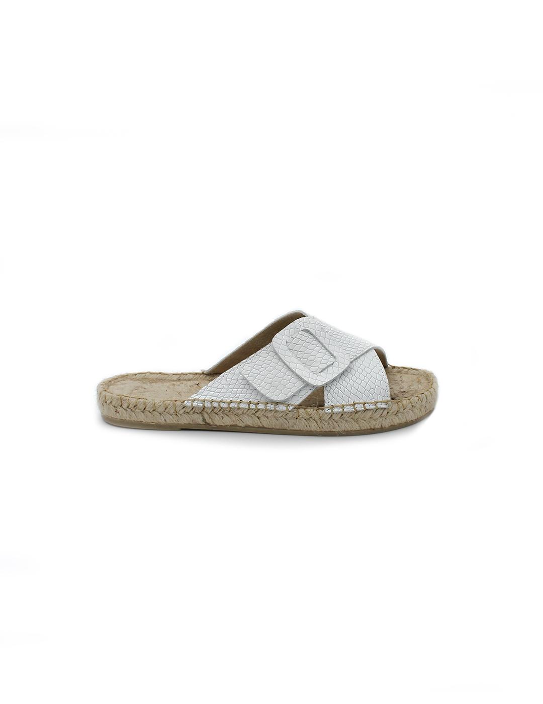 Sandalias Pala PASFOR 128 Blanco Mujer.