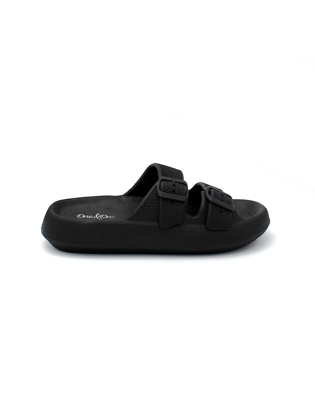 Chanclas ONE-ONE INY 23029N C Negro Hombre.