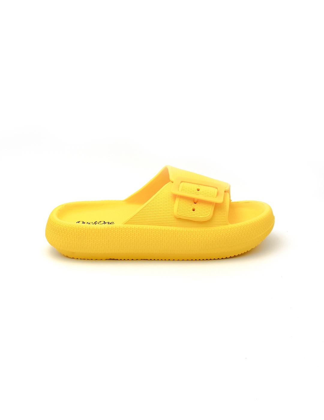 Chanclas ONE-ONE INY 24119Y C Amarillo Mujer.
