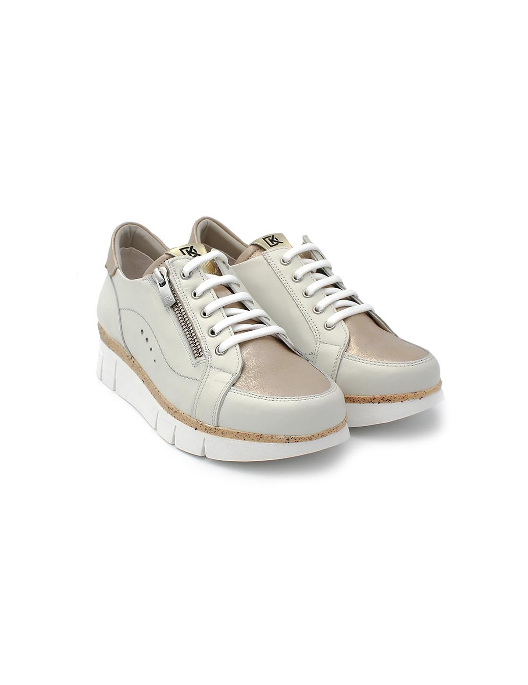 Zapato cuña DORKING India D9301-SILG Hielo Mujer.