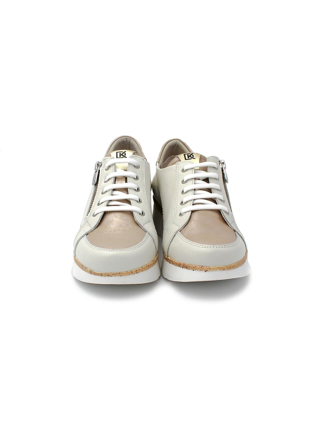 Zapato cuña DORKING India D9301-SILG Hielo Mujer.