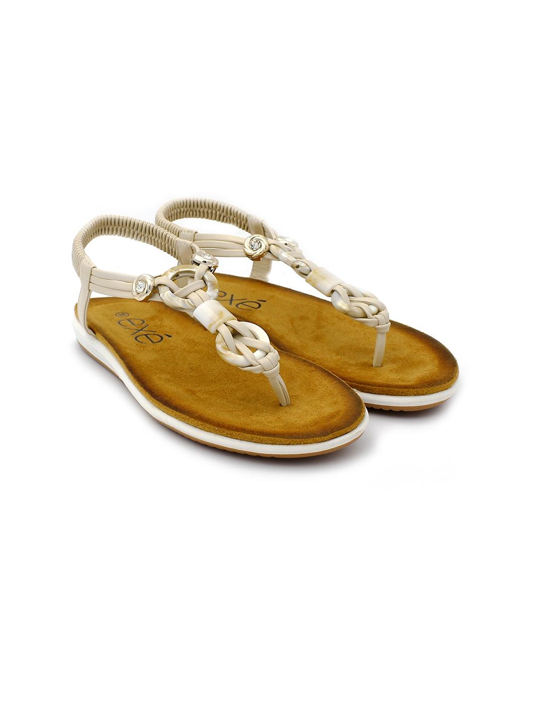 Sandalia EXE F8043-0Y 16 Off White Mujer.