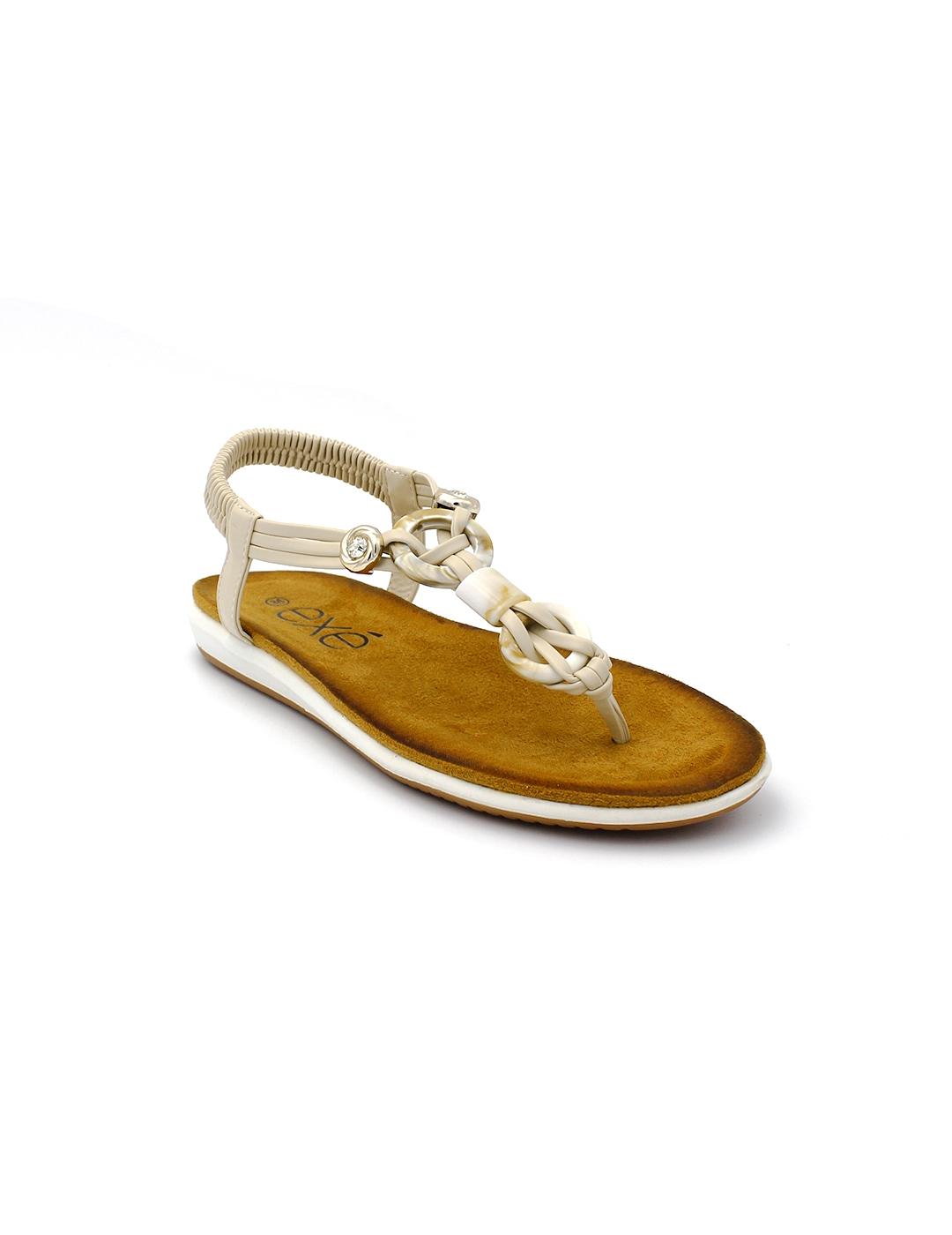 Sandalia EXE F8043-0Y 16 Off White Mujer.