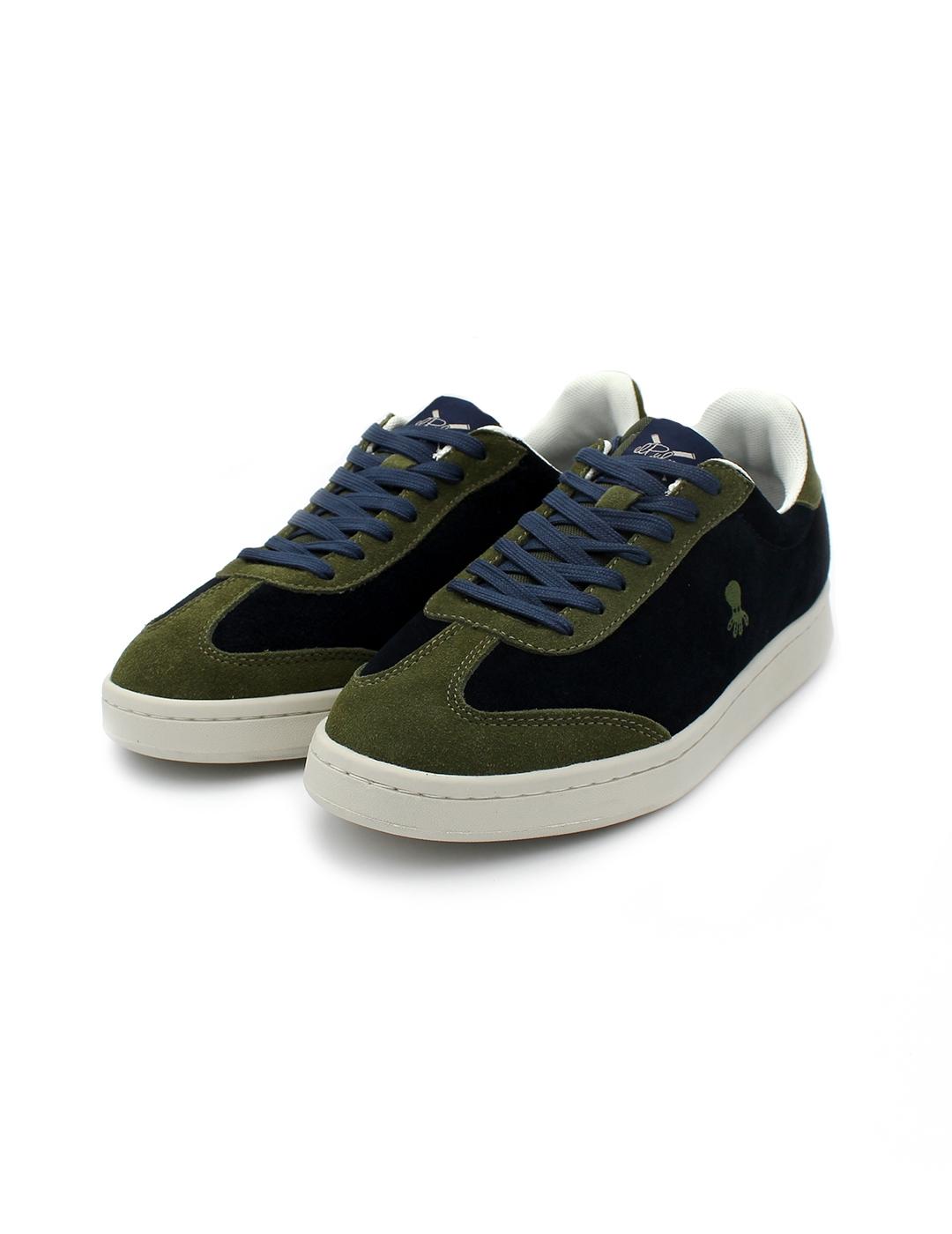 Bamba elPulpo 11120624416719 Marino/Verde Hombre.