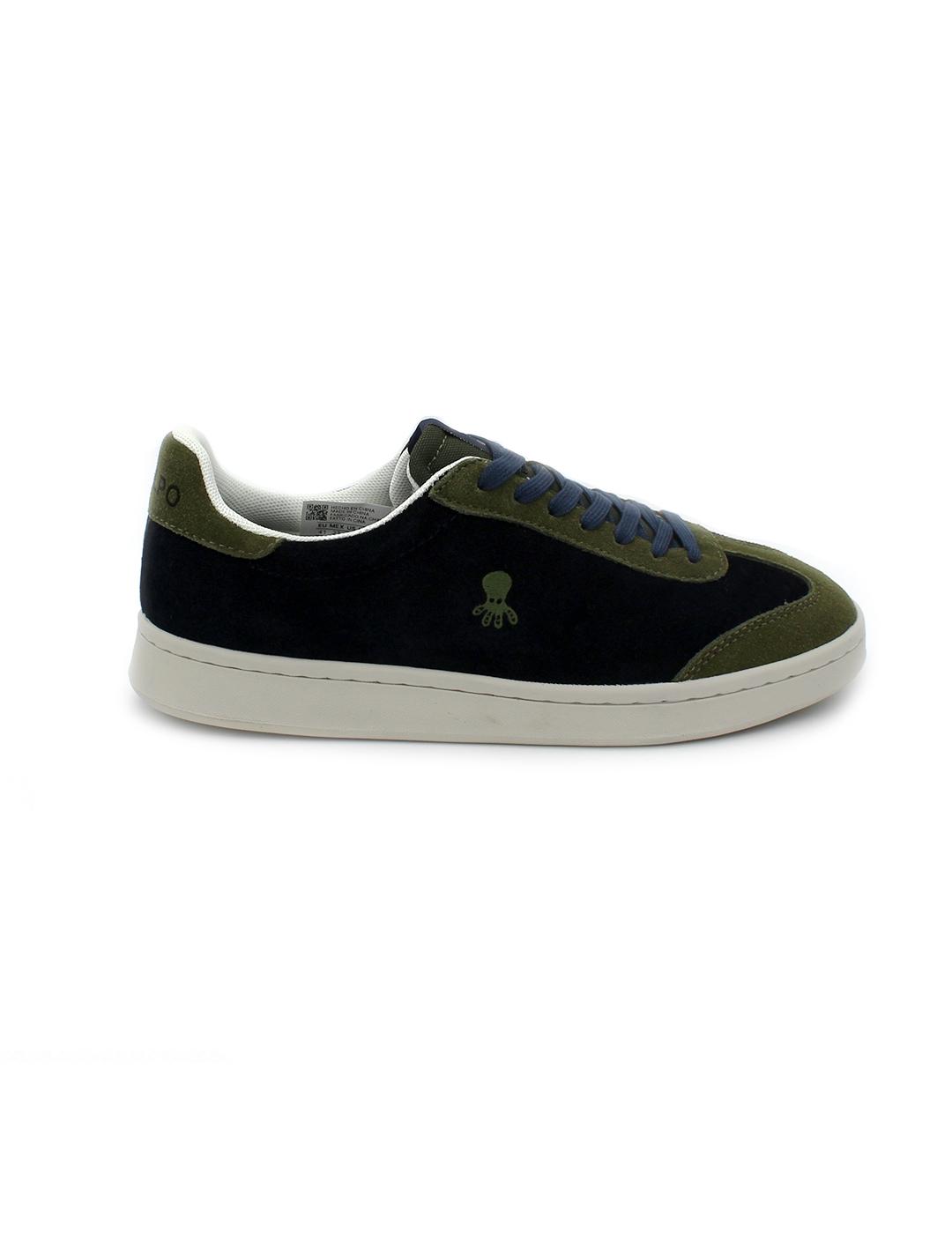 Bamba elPulpo 11120624416719 Marino/Verde Hombre.