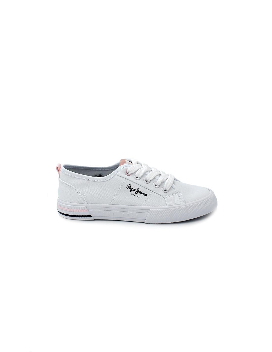 Bamba PEPE JEANS PGS30604 800 Blanco Niña.