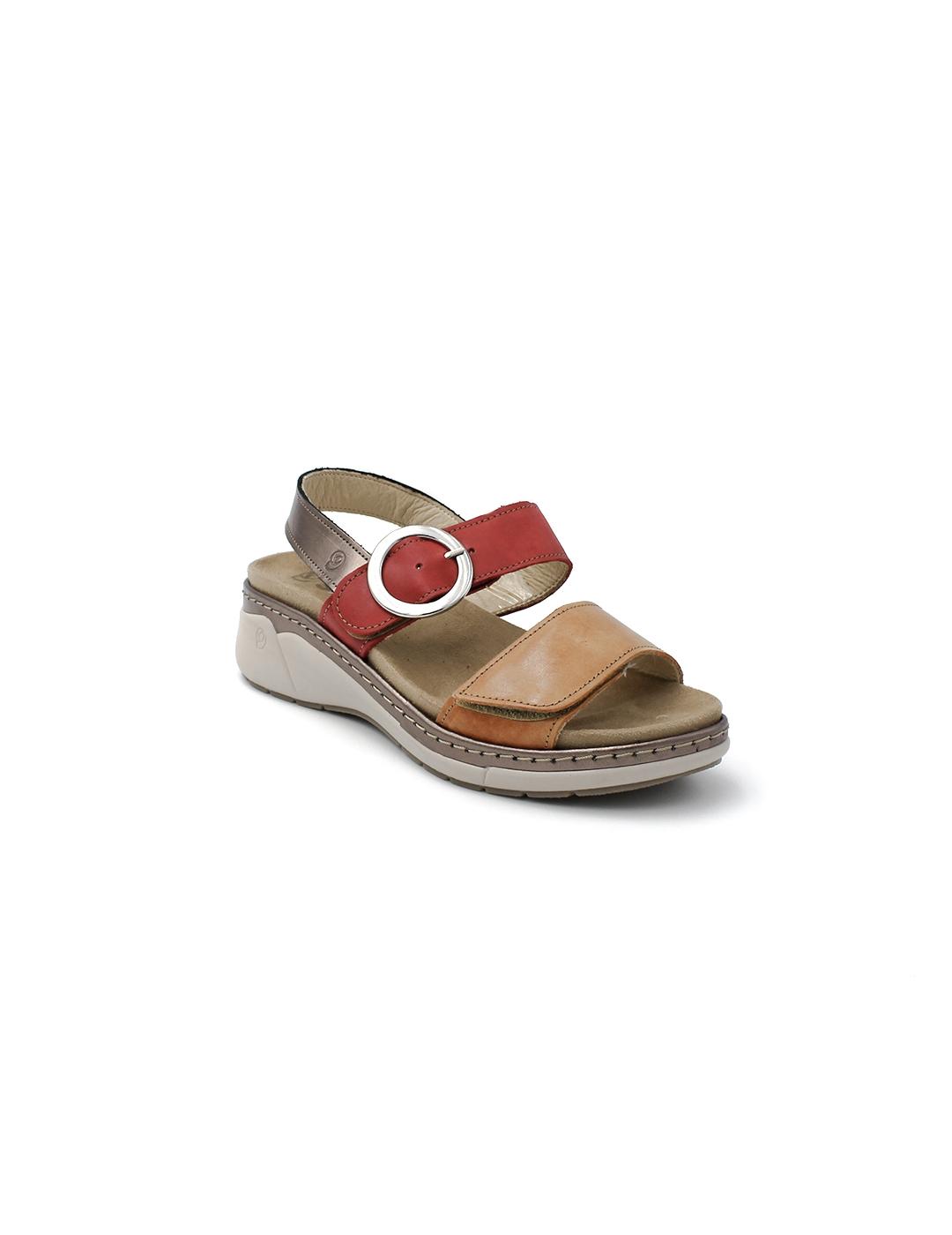 Sandalias Cuña SUAVE 3314 Ruby/Tiger Mujer.