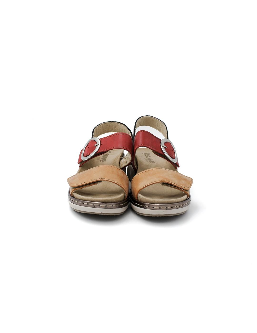 Sandalias Cuña SUAVE 3314 Ruby/Tiger Mujer.