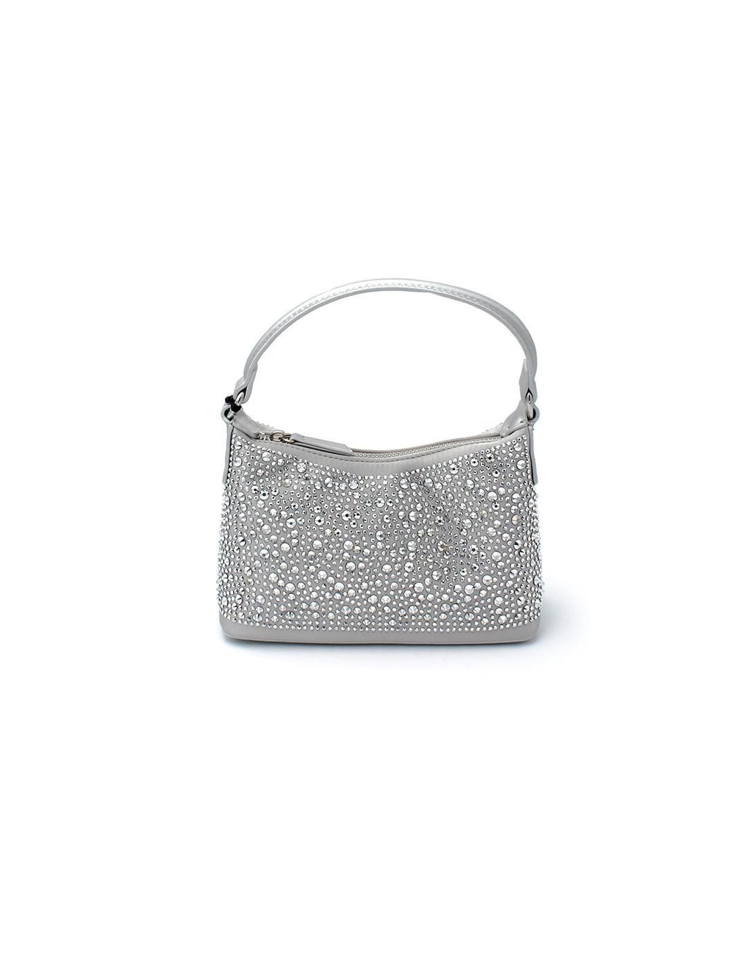 Bolso Satén PEPE MOLL 241463 Silver Mujer.