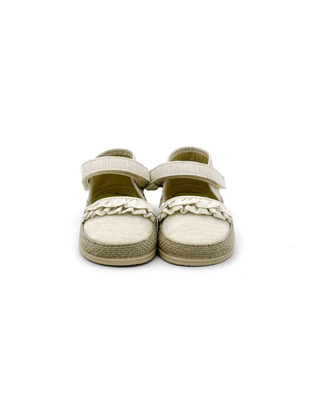 Alpargatas PISAMONAS 1190 Beige Niña.