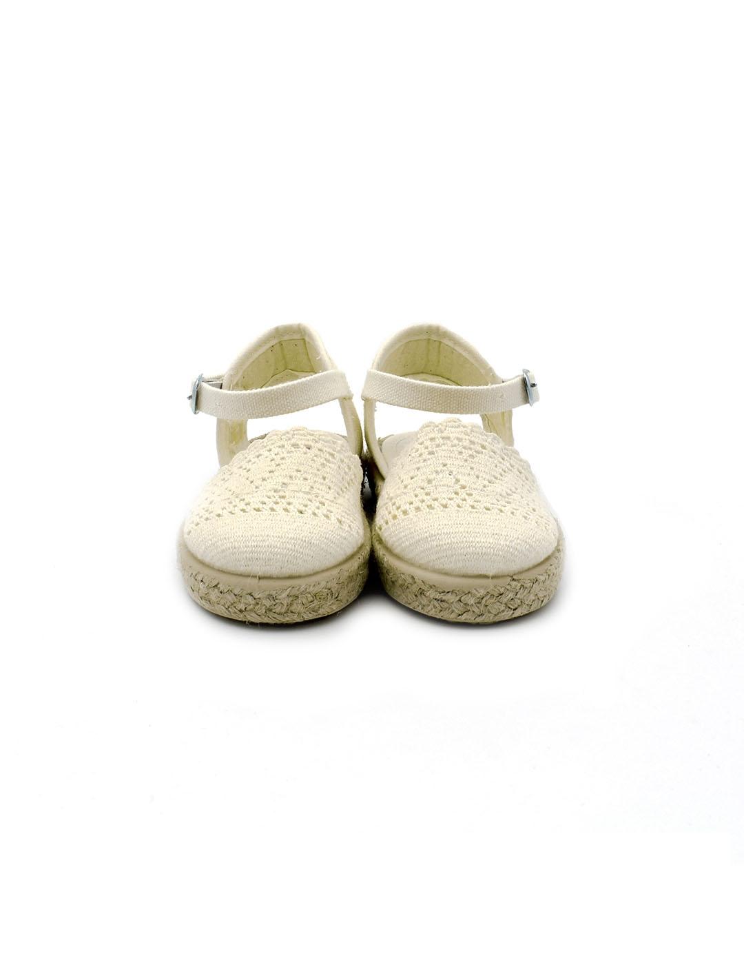 Alpargatas PISAMONAS 0419 Crudo Niña.