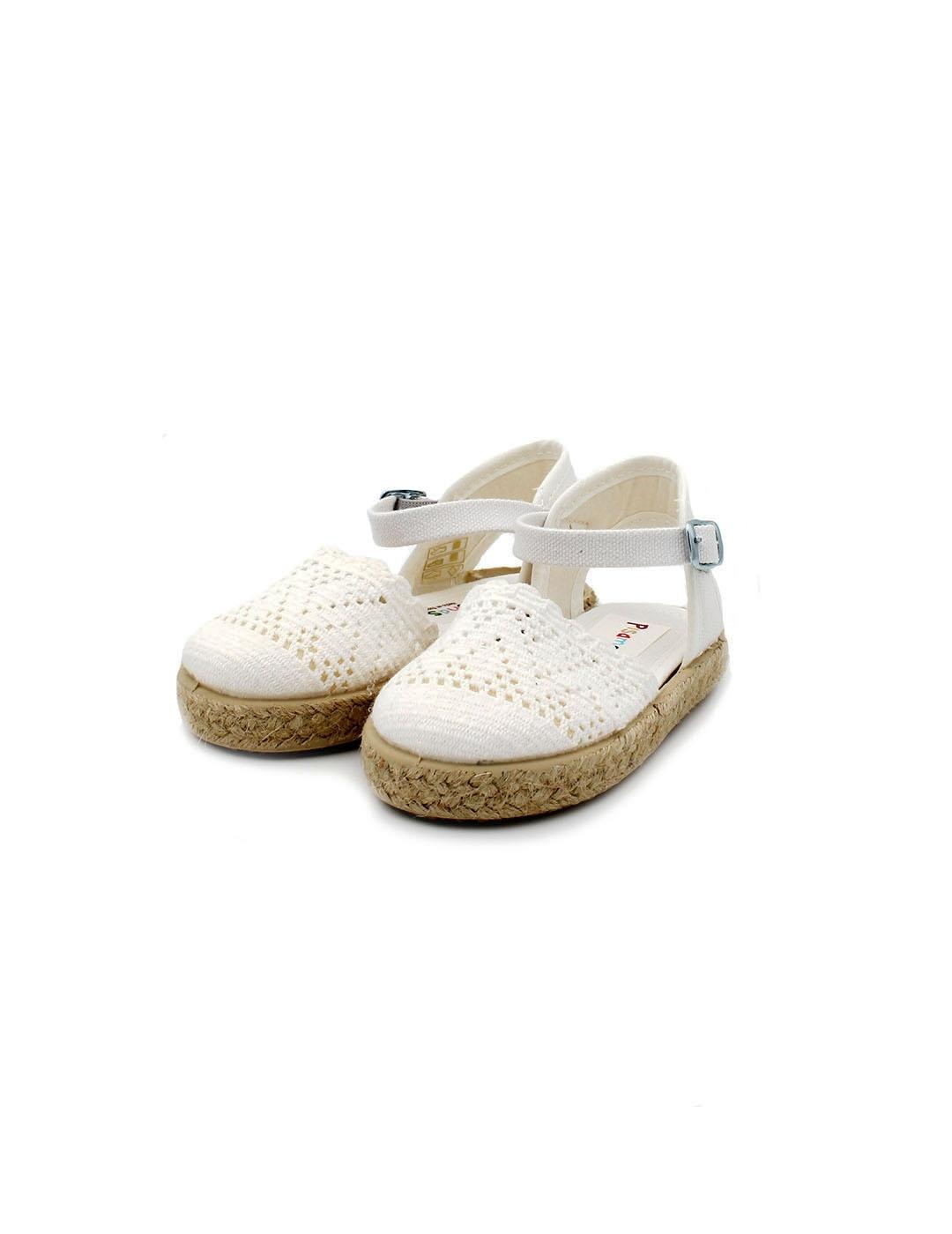Alpargatas PISAMONAS 0419 Blanco Niña.
