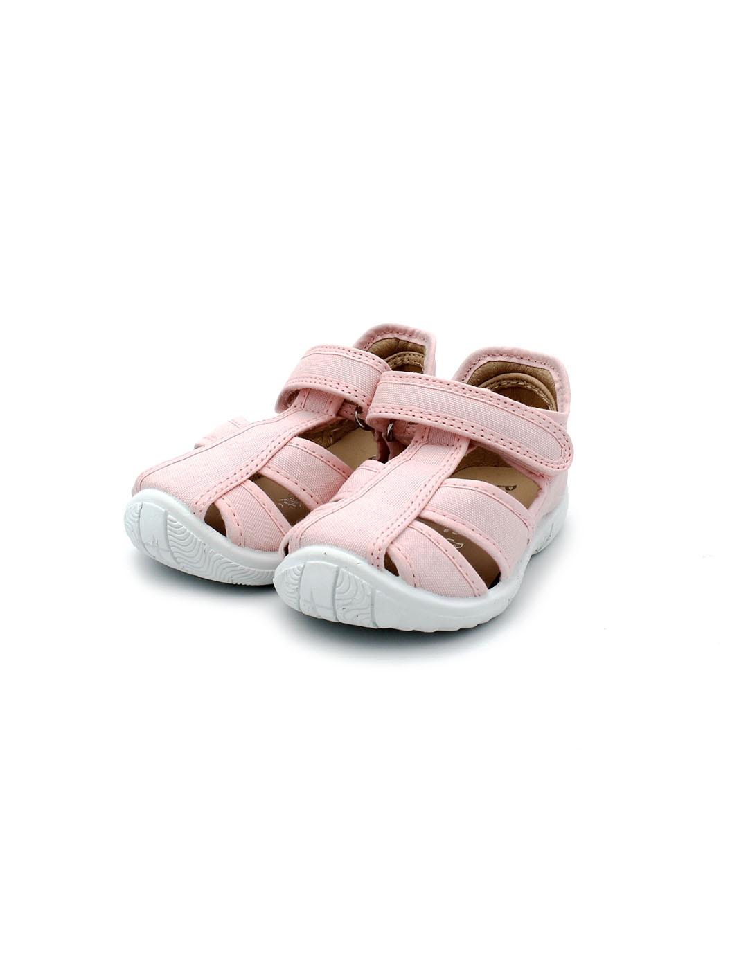 Sandalias PISAMONAS 0784  Rosa Empolvado Niña.