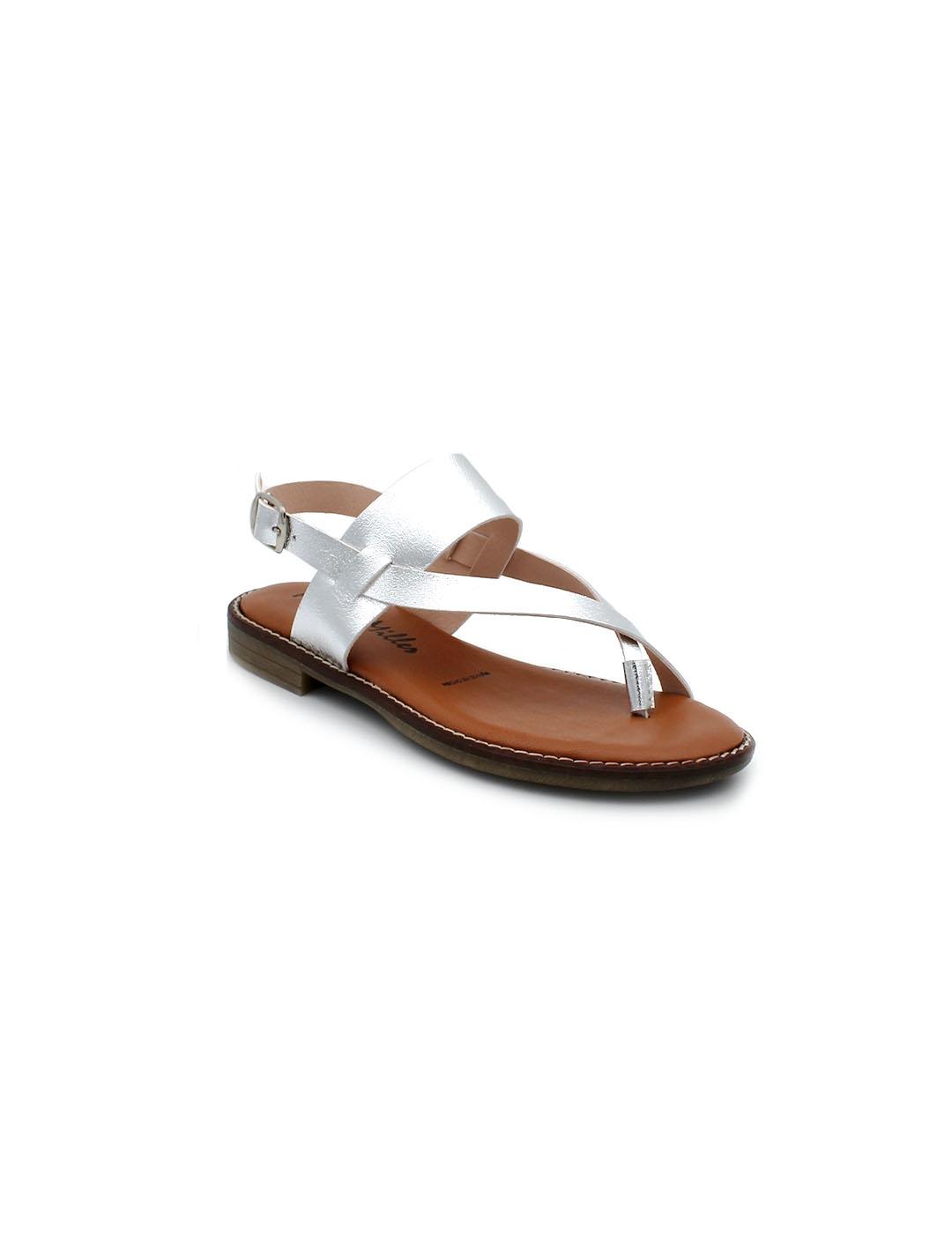 Sandalias PATRICIA MILLER 6337 Plata Mujer.