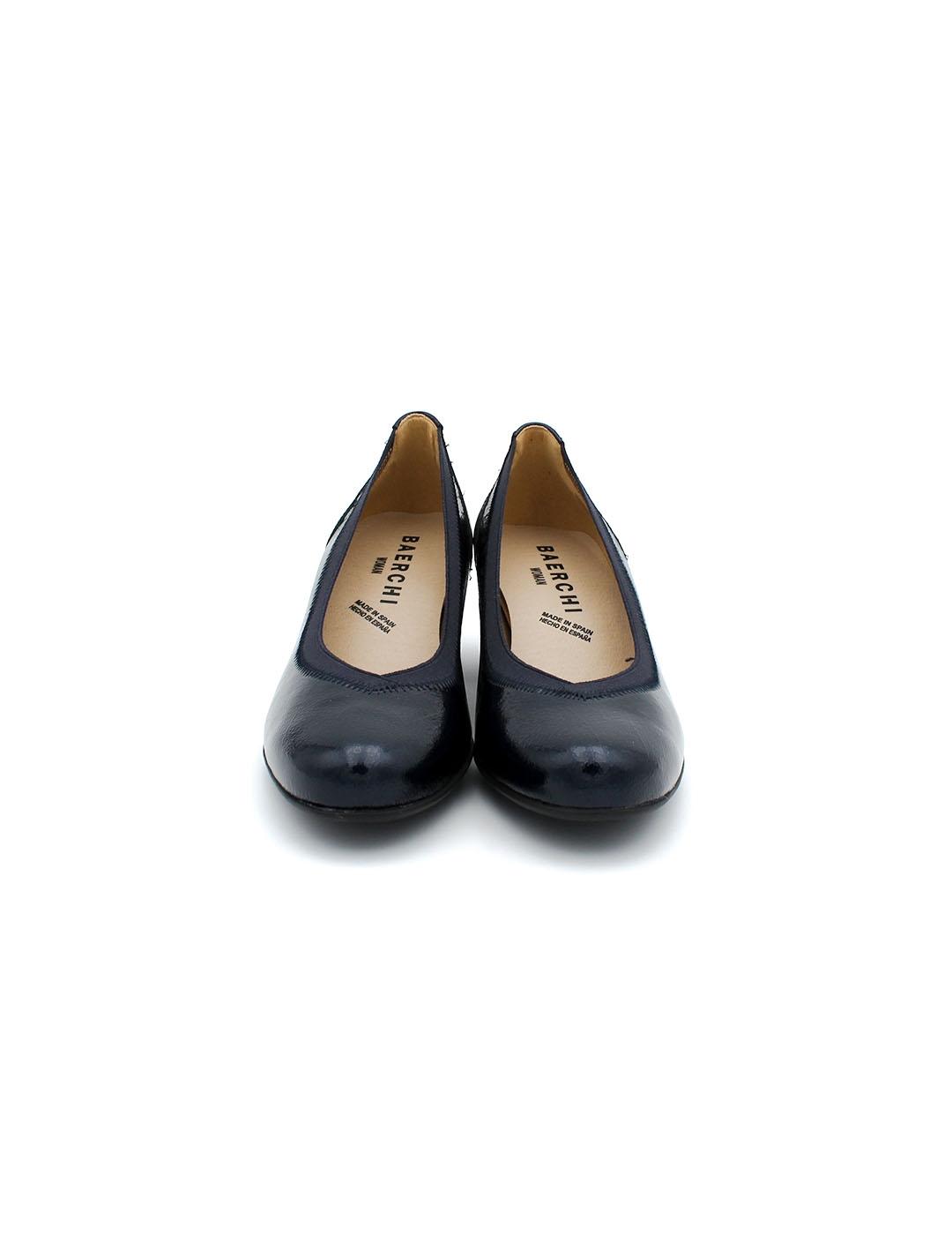 Zapato Charol BAERCHI 52230 Azul Mujer.