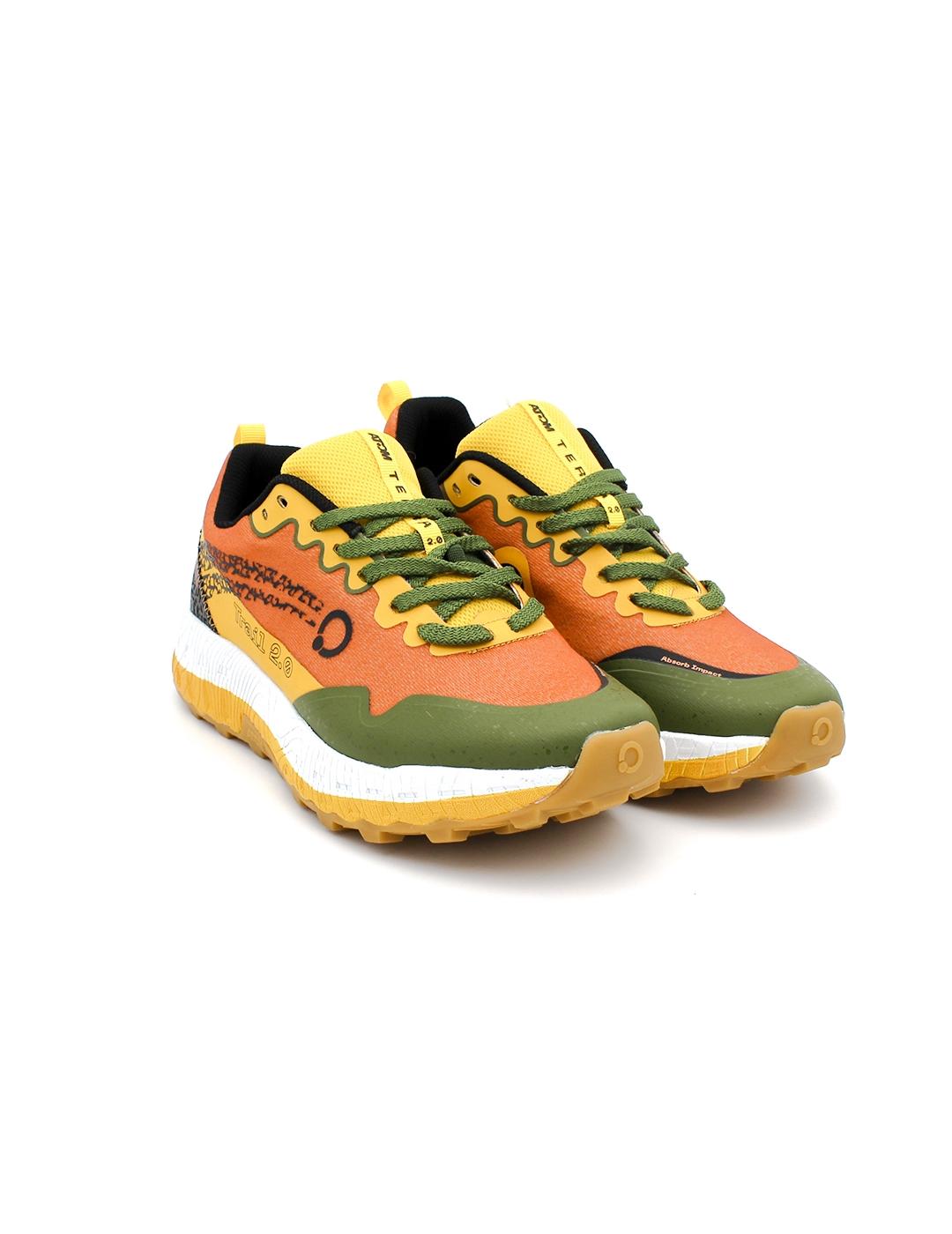 Deportivas ATON FLUCHOS AT 158 Terra/Orange Hombre.