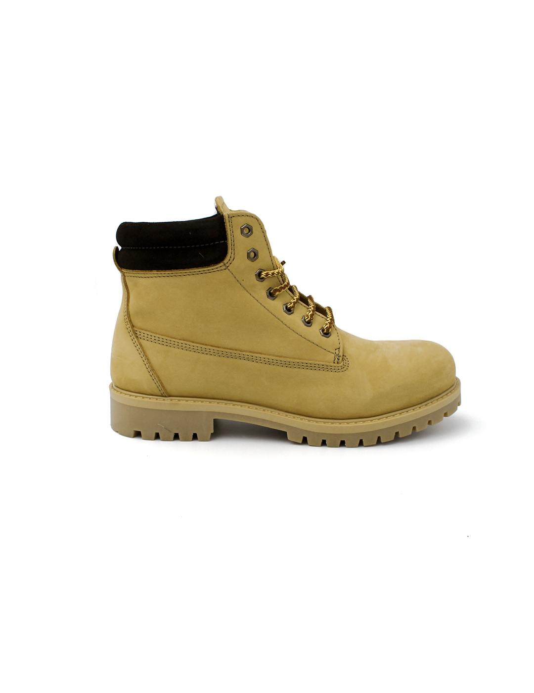 Botín Nobuck BAERCHI 7062 Camel Hombre