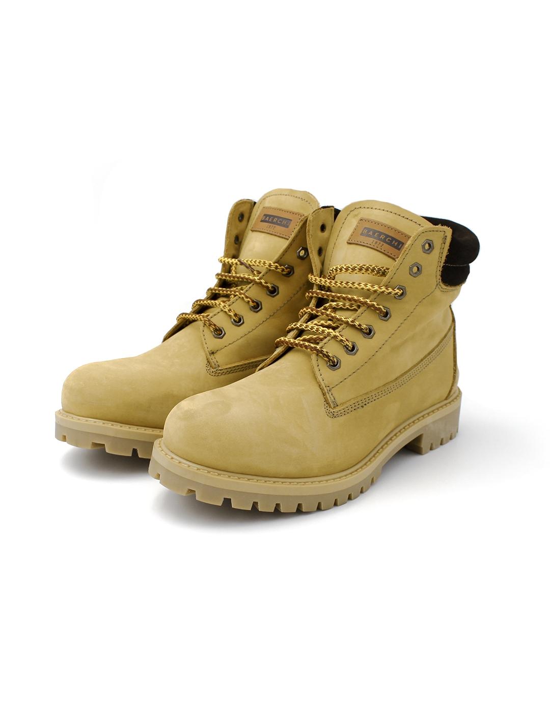 Botín Nobuck BAERCHI 7062 Camel Hombre