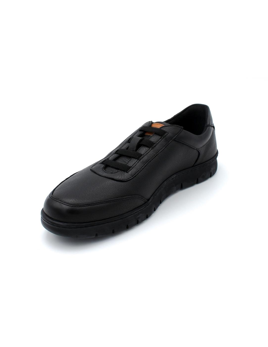 Zapato deportivo elastico Baerchi 5323 Negro Hombre