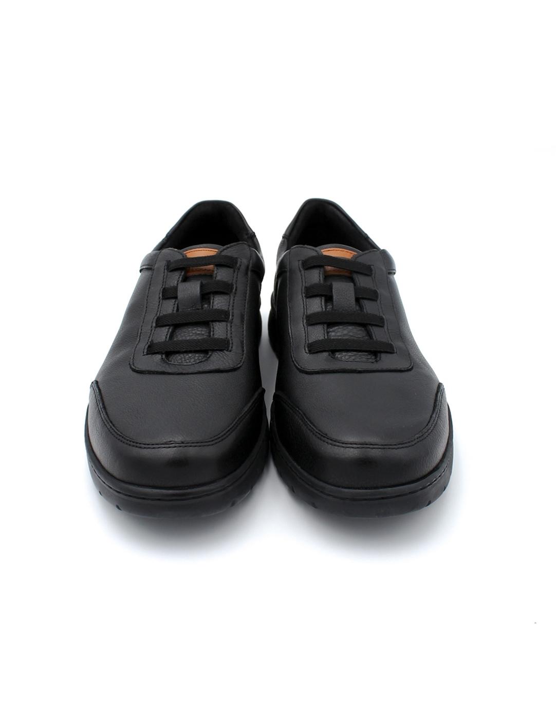 Zapato deportivo elastico Baerchi 5323 Negro Hombre