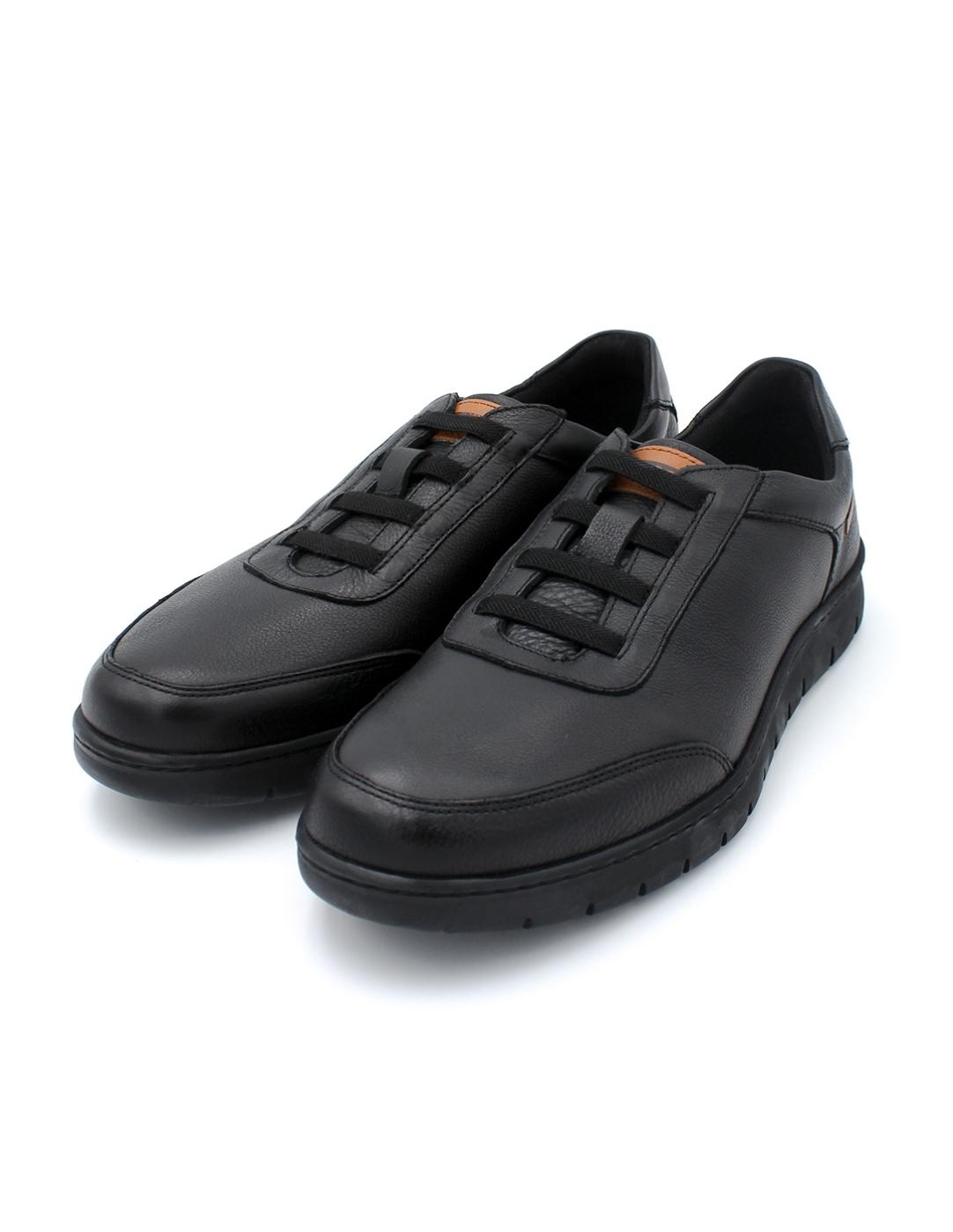 Zapato deportivo elastico Baerchi 5323 Negro Hombre