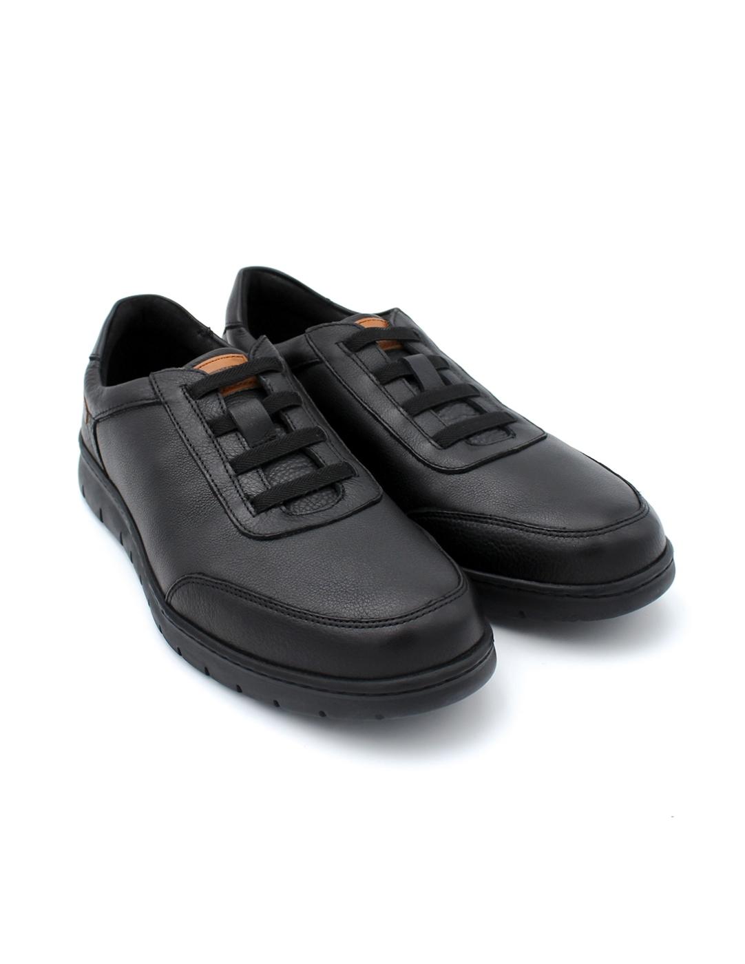 Zapato deportivo elastico Baerchi 5323 Negro Hombre