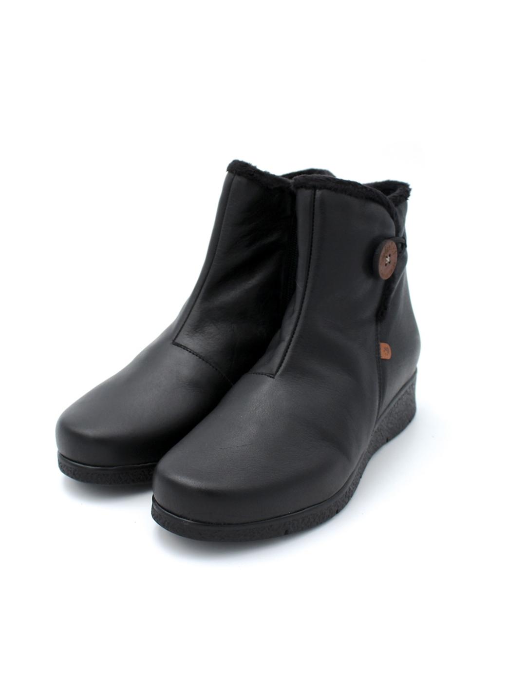 Botín Confort Valeria's 9520 Negro Mujer