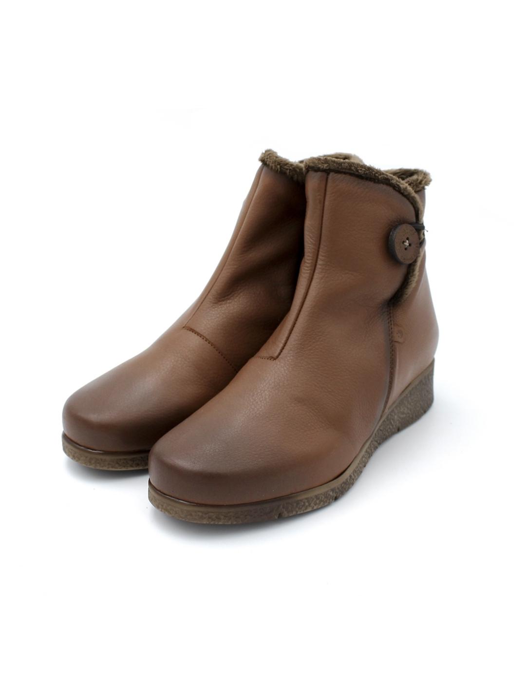 Botín Confort Valeria's 9520 Cuero Mujer