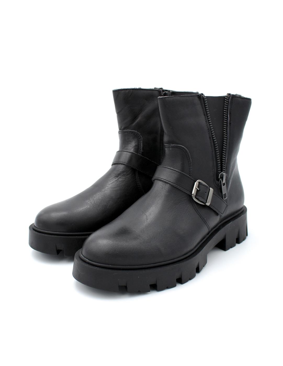 Botín Bretone YOWAS 24640BR Negro Niña.