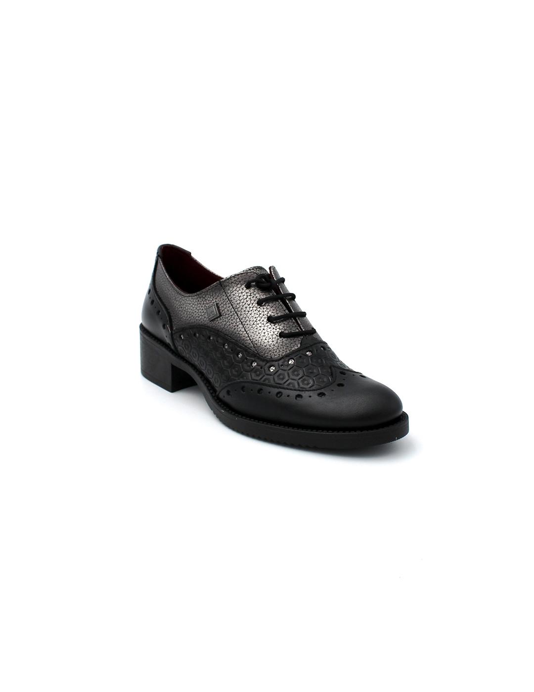 Zapatos Oxford JOSE SAENZ 2395 LCIM Negro Acero Mujer