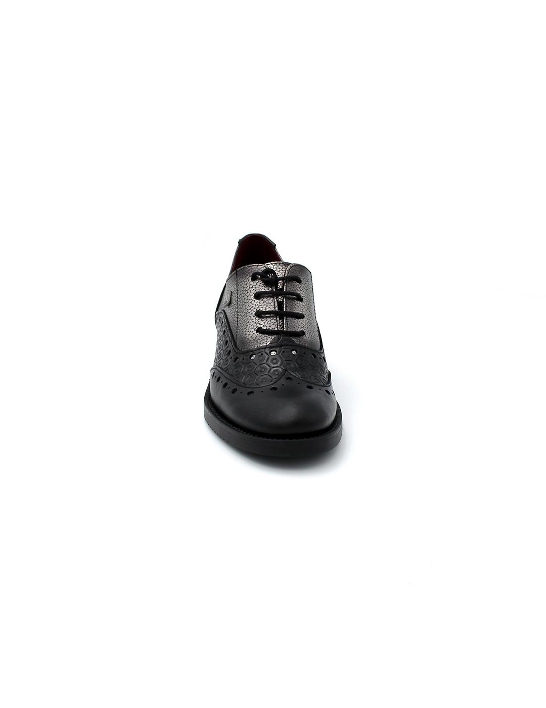 Zapatos Oxford JOSE SAENZ 2395 LCIM Negro Acero Mujer