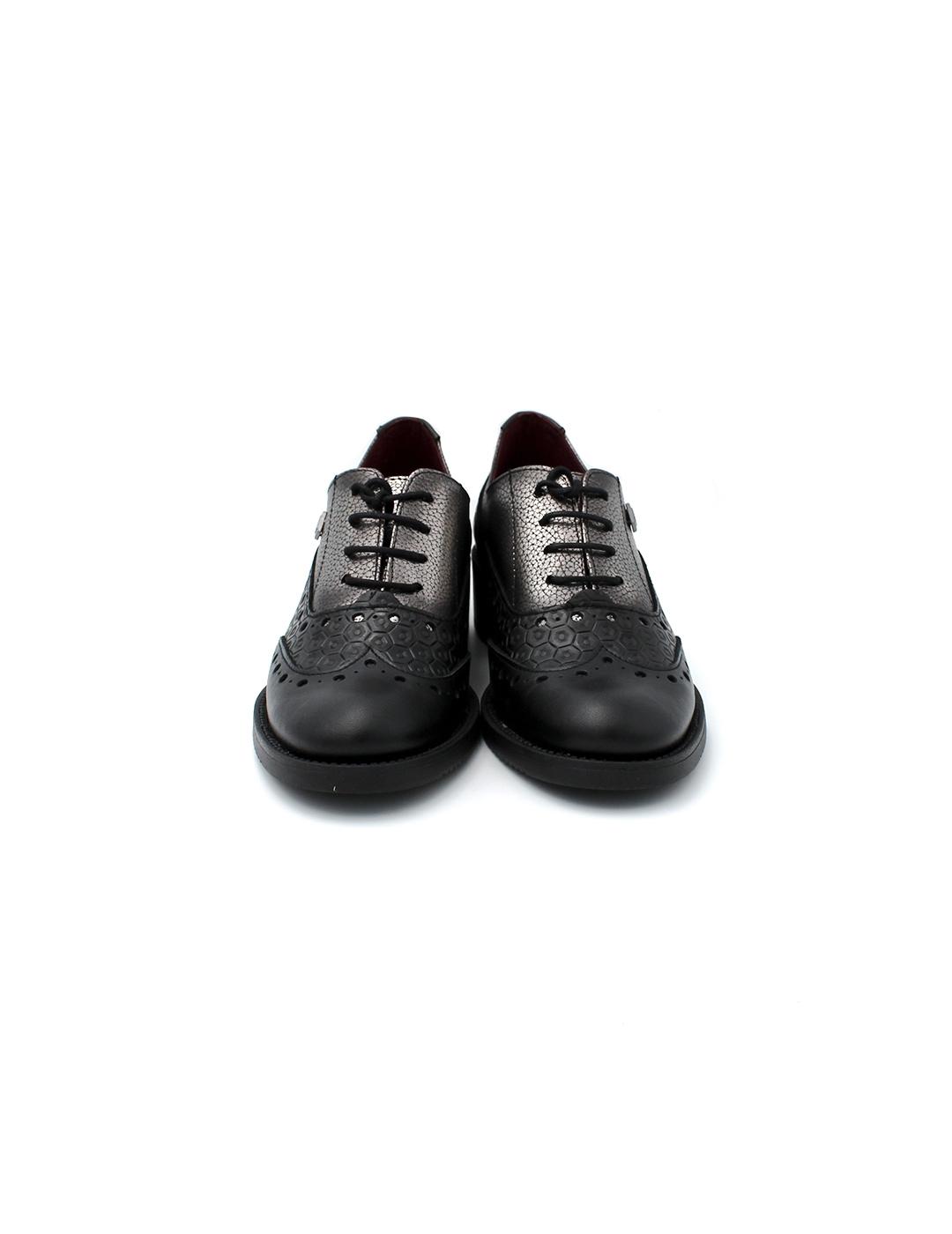 Zapatos Oxford JOSE SAENZ 2395 LCIM Negro Acero Mujer