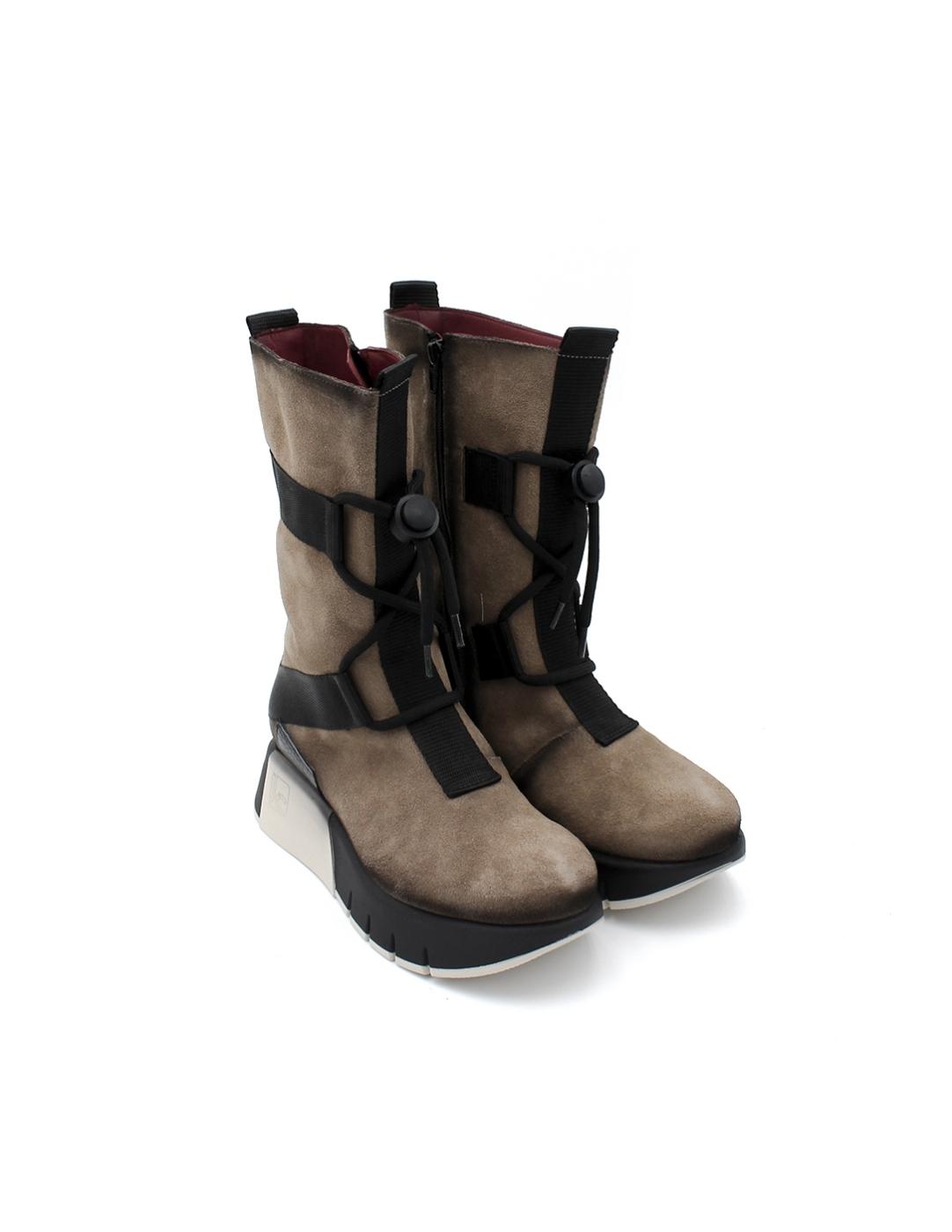 Botas Velur Davinia JOSE SAENZ 3534-V-BG Negro Mujer