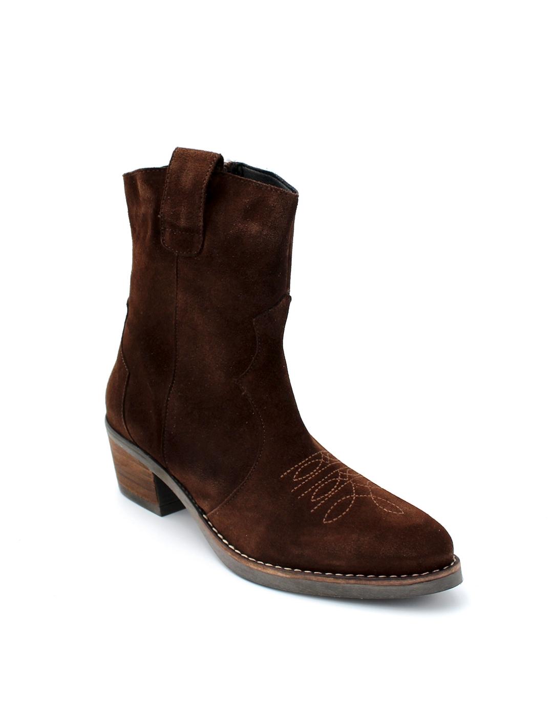 Botín Campero Parymedio 937 Castaño Mujer