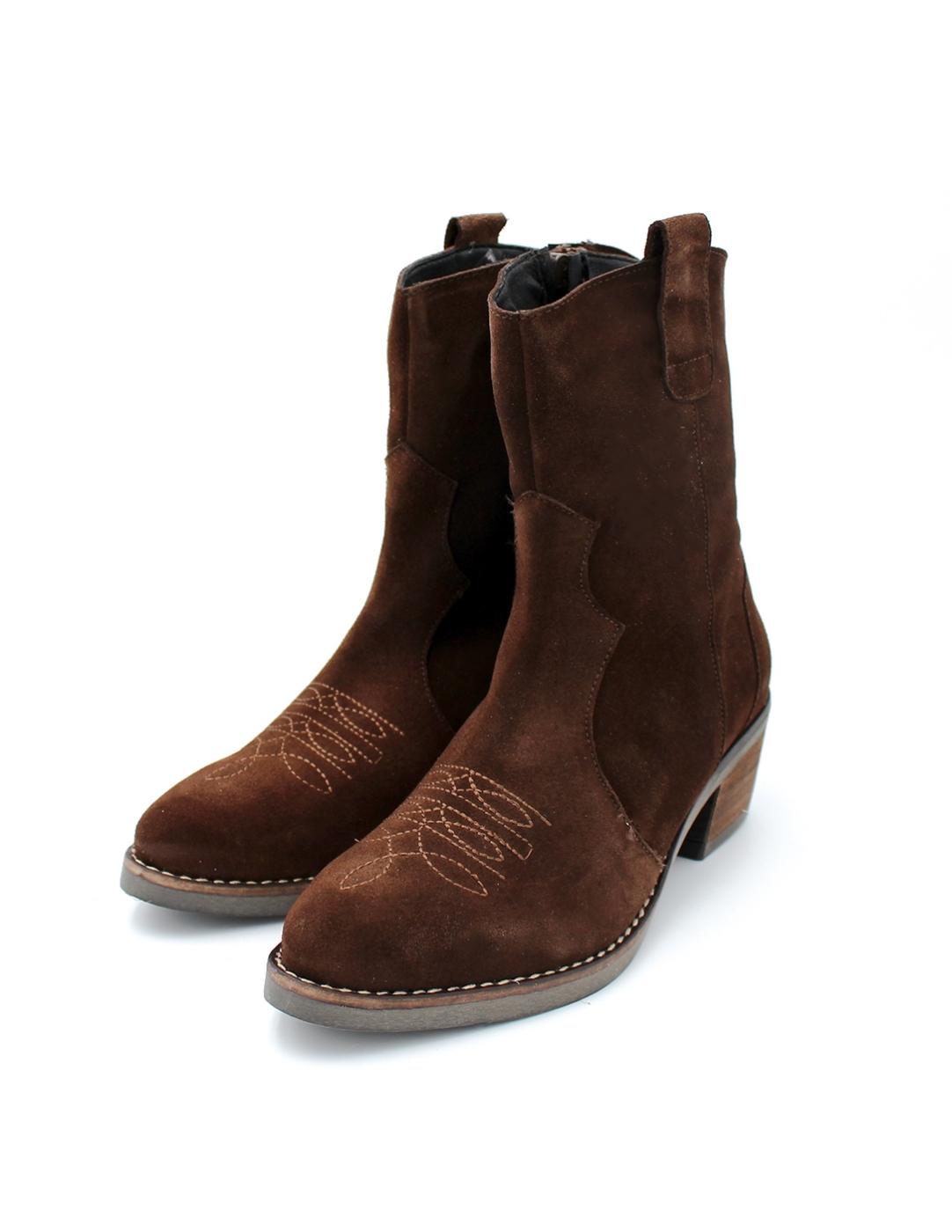 Botín Campero Parymedio 937 Castaño Mujer