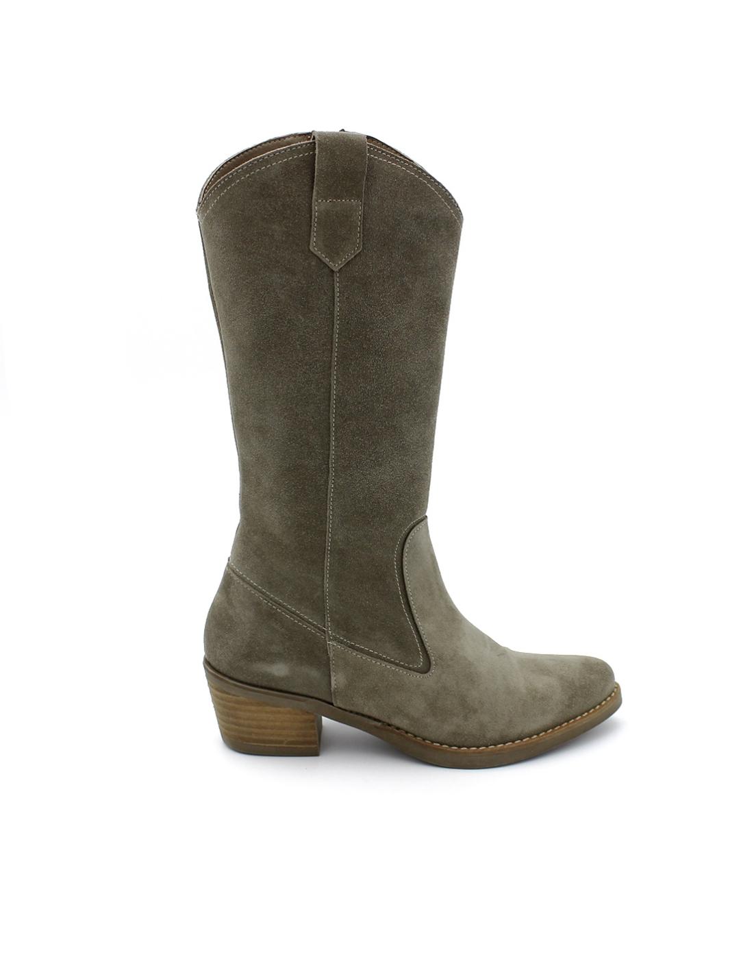 Bota Campera Patricia Miller 6417 Carbón Mujer