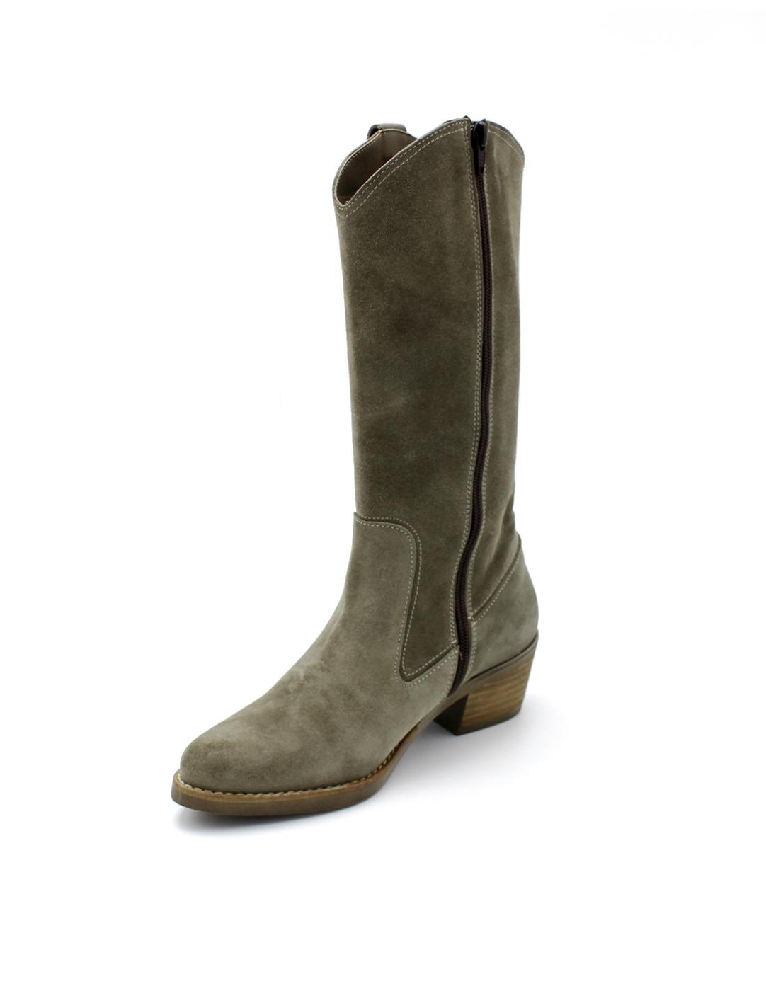 Bota Campera Patricia Miller 6417 Carbón Mujer