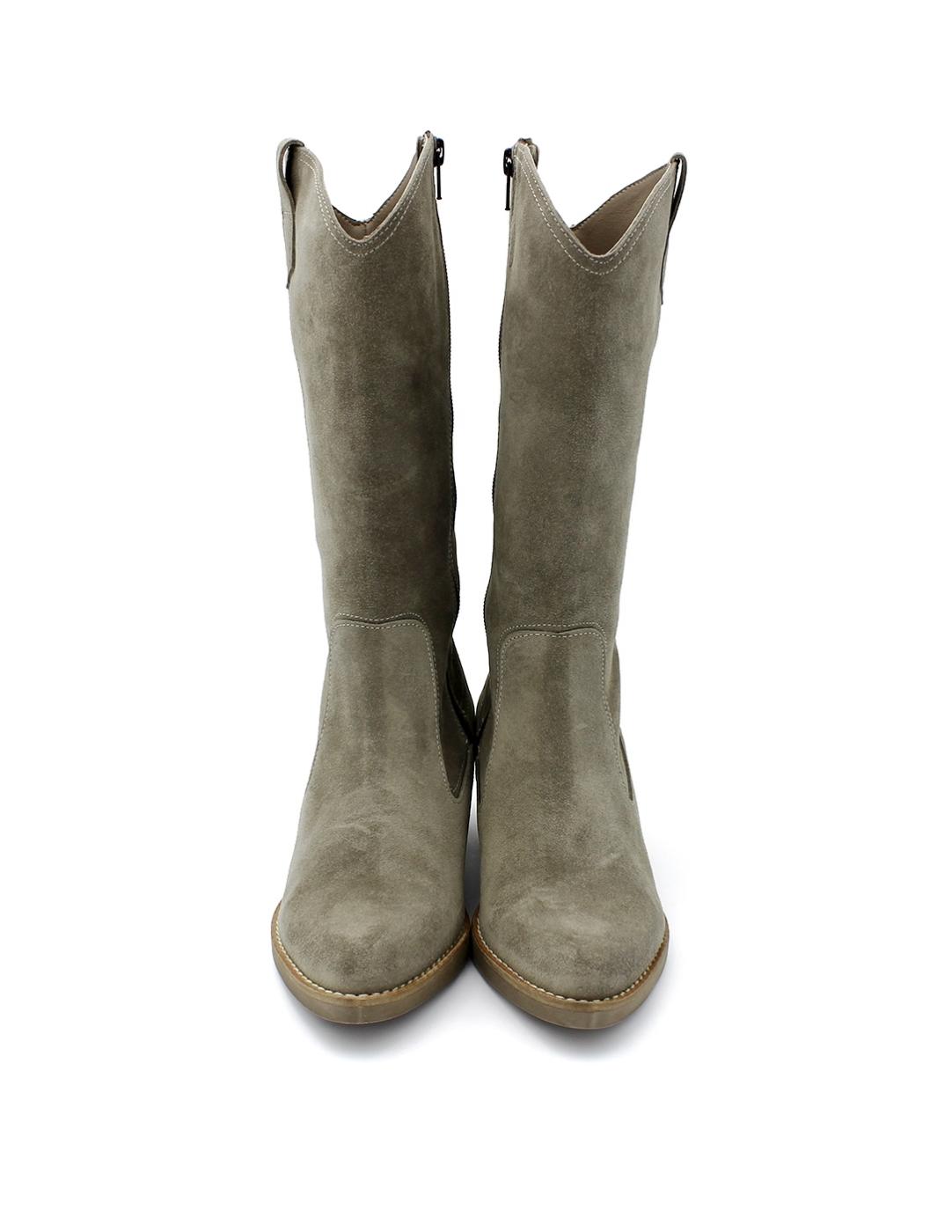 Bota Campera Patricia Miller 6417 Carbón Mujer