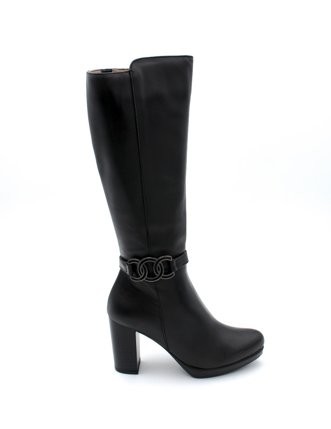 Bota Pulsera Patricia Miller 6072 Negro Mujer