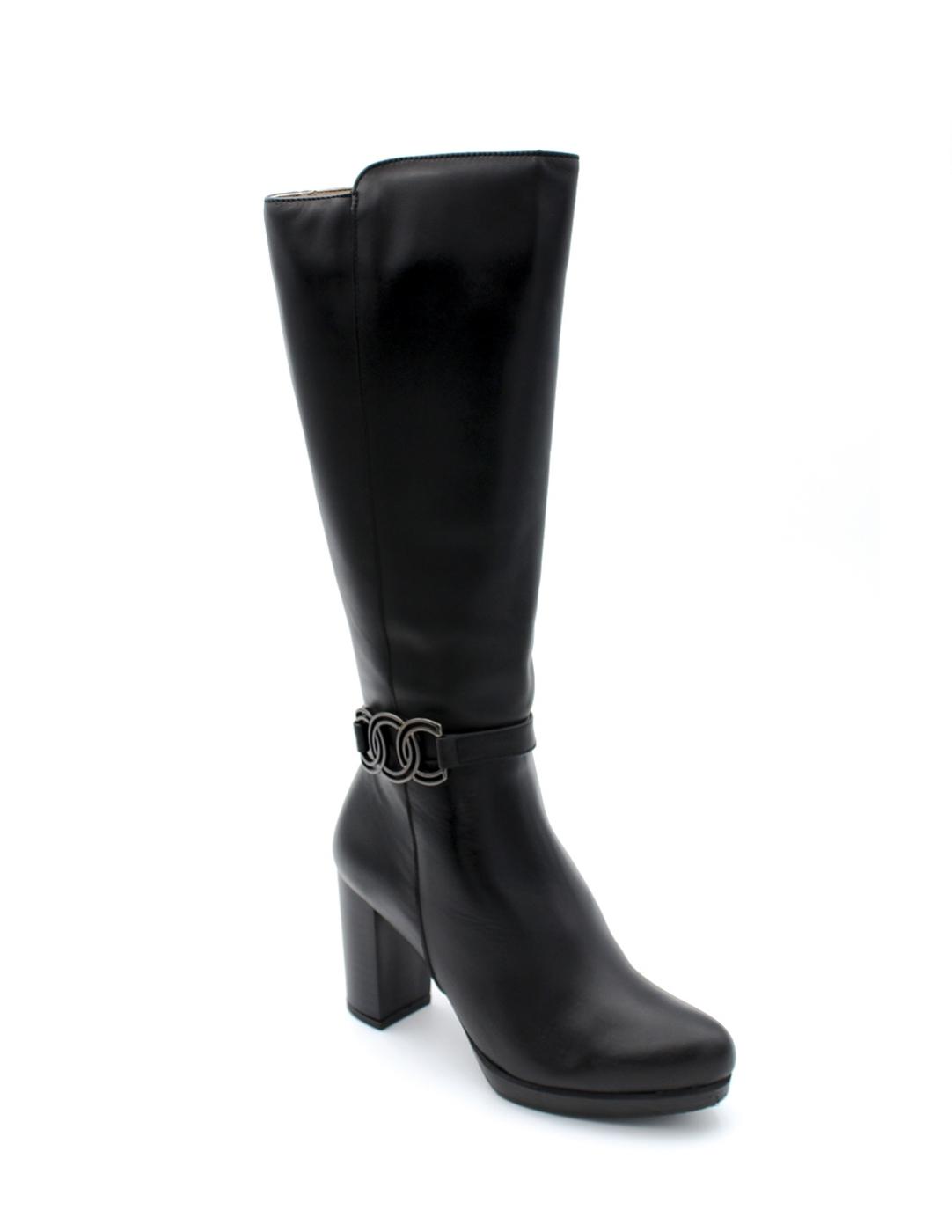 Bota Pulsera Patricia Miller 6072 Negro Mujer