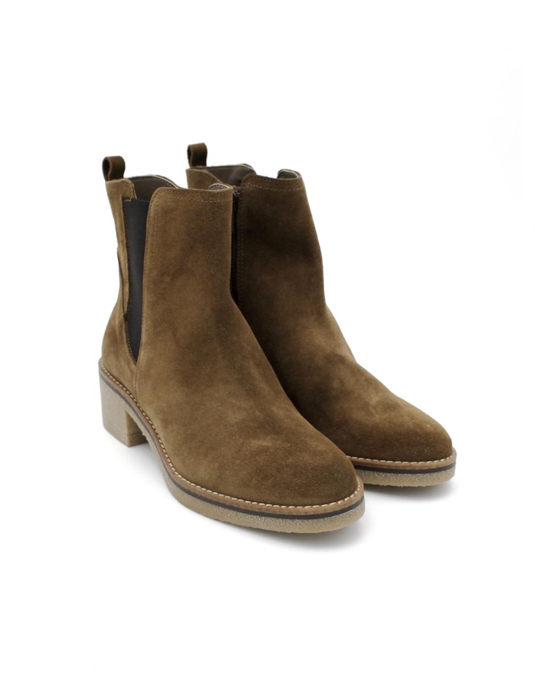 Botín Elastico PATRICIA MILLER 5302 Cuero Mujer