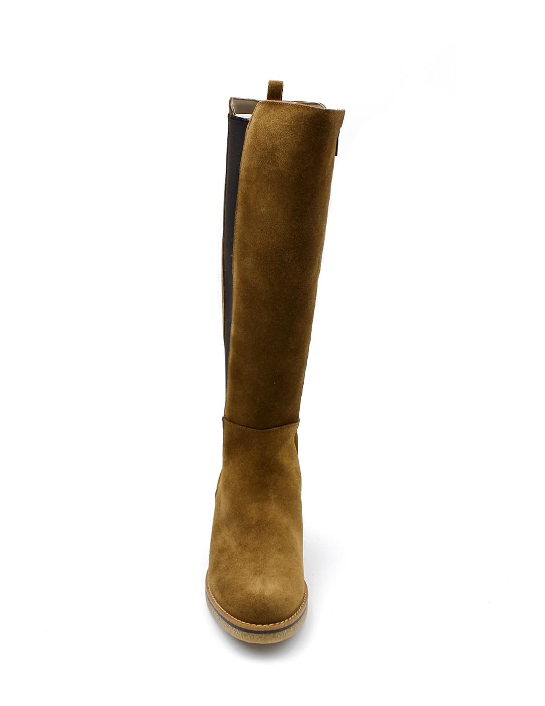 Bota Elástico Patricia Miller 5303 Cuero Mujer